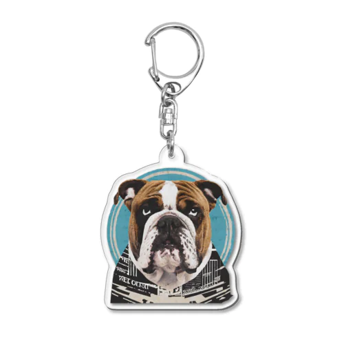 ブルドック Acrylic Key Chain