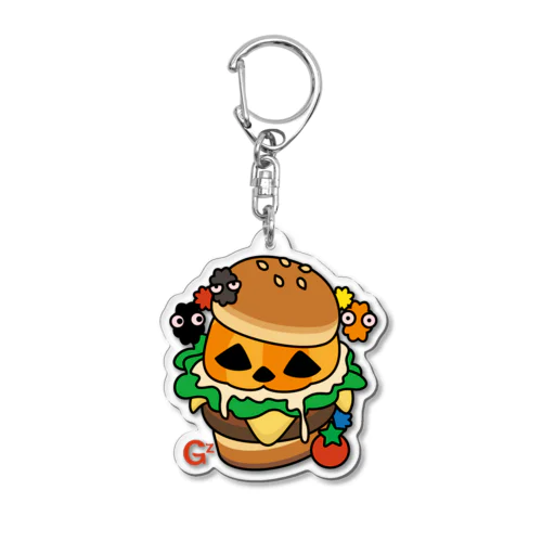 バーガーB　　 Acrylic Key Chain