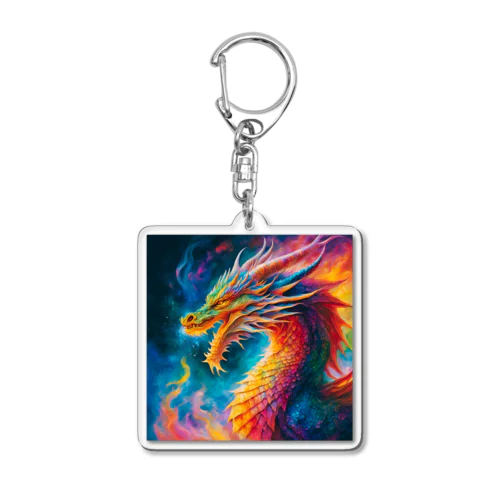 🐉美しい龍の勇姿✨ファンタジー🌠 Acrylic Key Chain