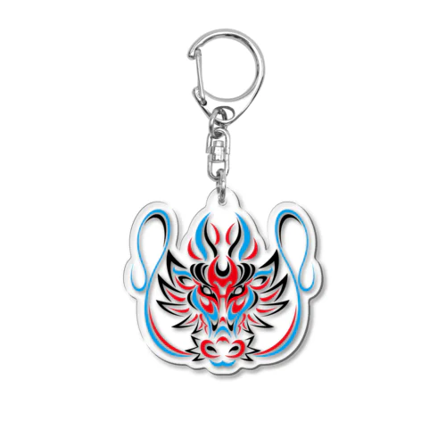 KABUKI　KUMADORI　【C】 Acrylic Key Chain