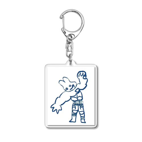ムキムキ兎 Acrylic Key Chain