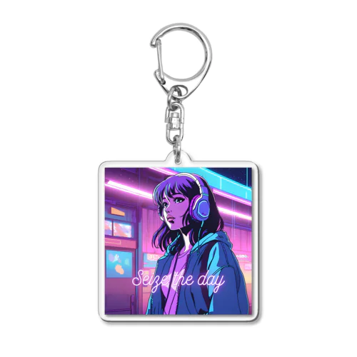 Seize the day Acrylic Key Chain