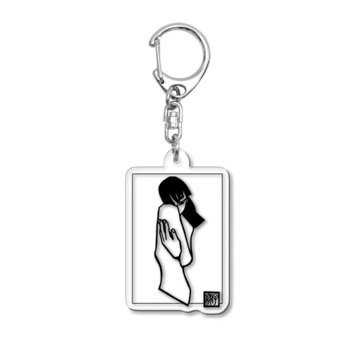 NUDE Acrylic Key Chain