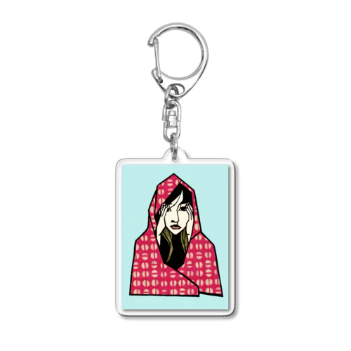 RED Acrylic Key Chain