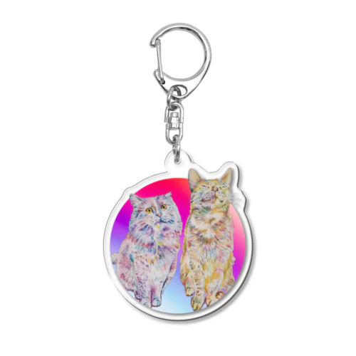 Tortie girls Acrylic Key Chain