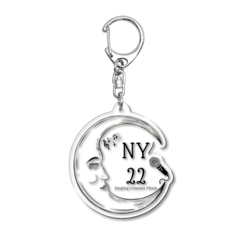 三日月NY22 Acrylic Key Chain