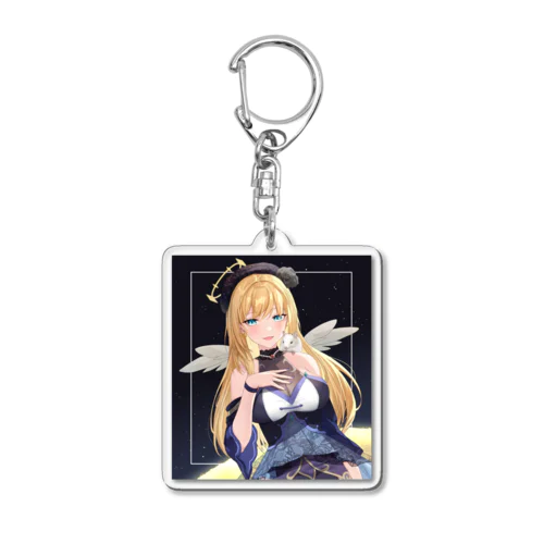 月河咲月 YT1周年記念 Acrylic Key Chain