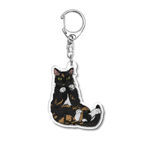 へそ天NANAさま Acrylic Key Chain