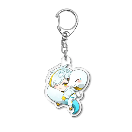 白金レオ＆白亜 Acrylic Key Chain