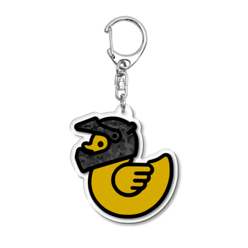 【令和最新式】エンデューロアヒルくん(カモ灰) Acrylic Key Chain