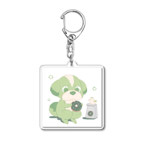 わんこドーナツ Acrylic Key Chain