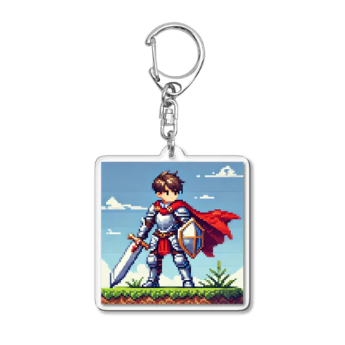 ドット絵勇者LvUP Acrylic Key Chain