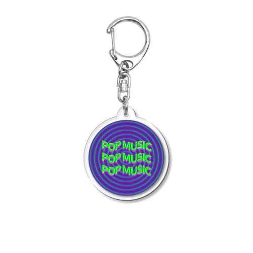 POP MUSIC Acrylic Key Chain