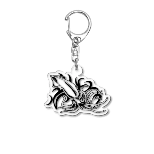 イカ4 Acrylic Key Chain
