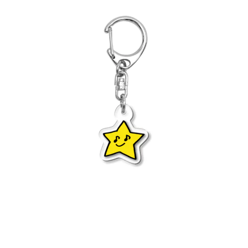 SMILEY NOTE (HOSHI) Acrylic Key Chain