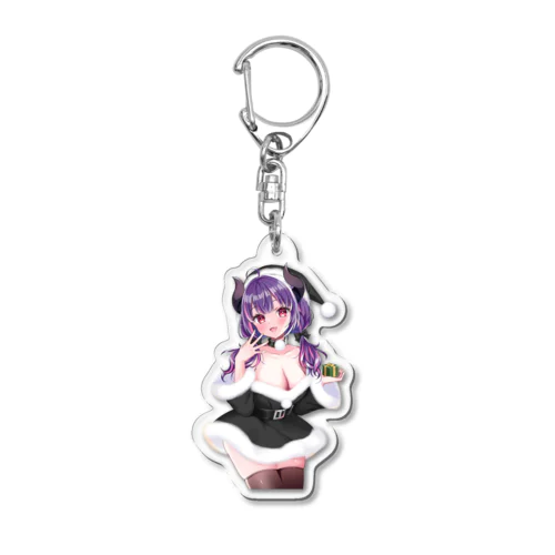 みみしまBLACKサンタ Acrylic Key Chain