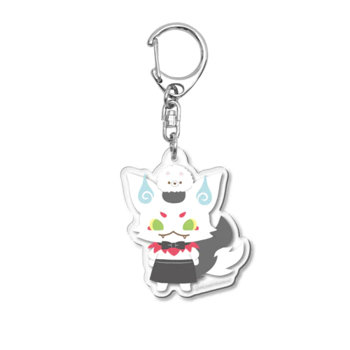 しゃばもんアクキー猫又喫茶 Acrylic Key Chain