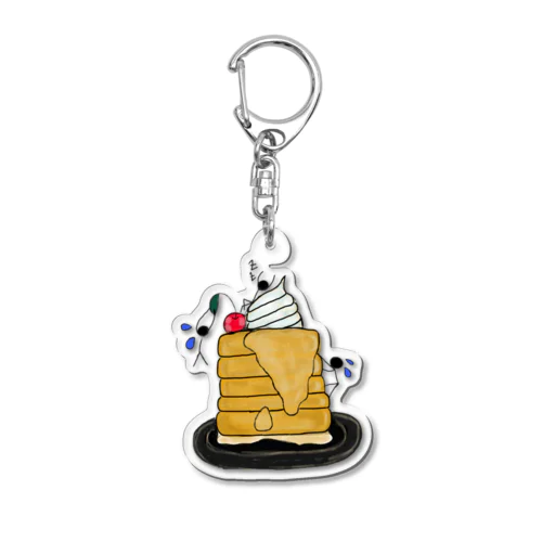 パンケーキと、蟻人（ありびと）さん Acrylic Key Chain