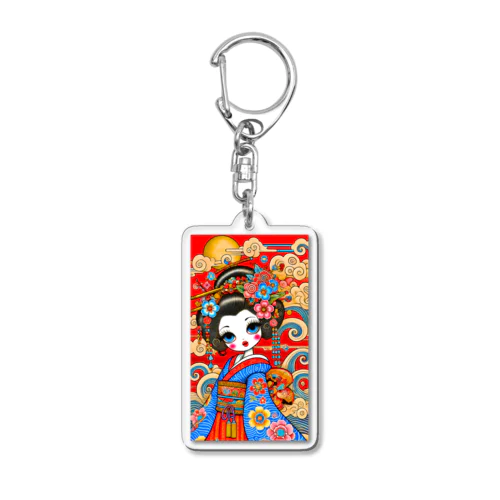 花魁ちゃん Acrylic Key Chain