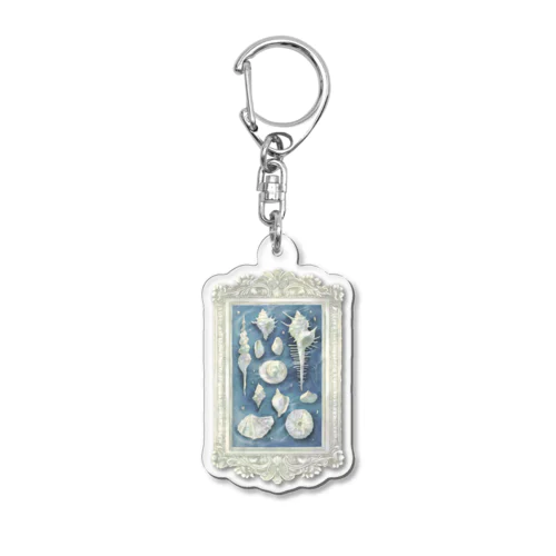 Shell specimen Acrylic Key Chain