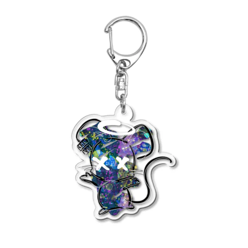 あっちゅ(カラフルシルエット) Acrylic Key Chain