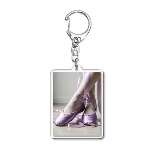すみれ色のバレリーナ Acrylic Key Chain