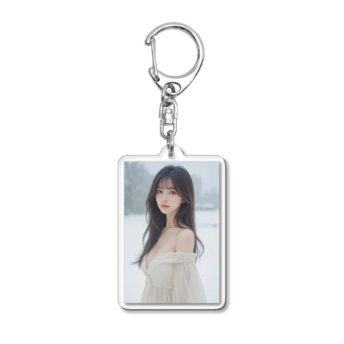 AI Photo Book Premium Girls 39 Acrylic Key Chain