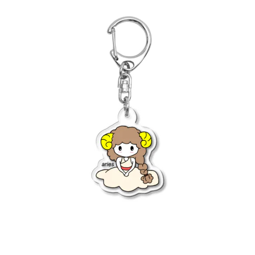 4月の牡羊座さん Acrylic Key Chain