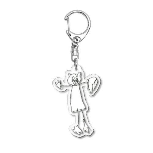 ばけねこのここあちゃん Acrylic Key Chain