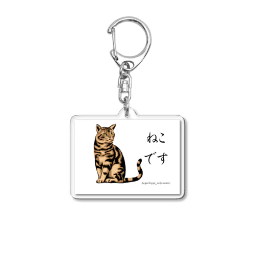 ねこでした Acrylic Key Chain