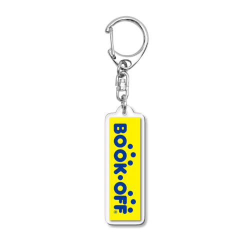 BOOKOFF ロゴ（青×黄） Acrylic Key Chain