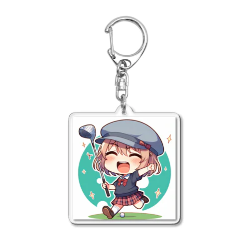 ゴルフ少女ボギーちゃん Acrylic Key Chain
