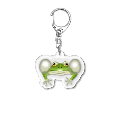 鳴く蛙 Acrylic Key Chain