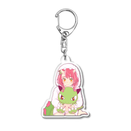 部屋着しーさん Acrylic Key Chain