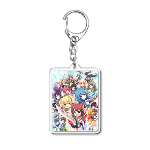 【サブカ専用】18人で出撃！（みき／昴／望／心美／うらら／花音／詩穂) Acrylic Key Chain