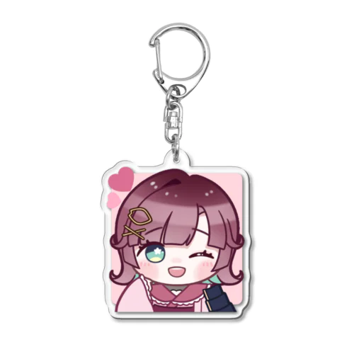 絵文字アクリルキーホルダー_ミュウ Acrylic Key Chain