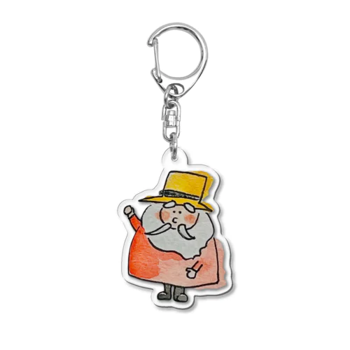 小人のおじいさん Acrylic Key Chain