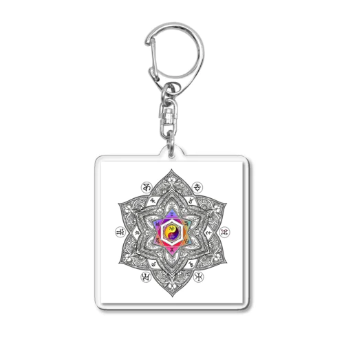 気軽に厄払いステッカー、キーホルダー Acrylic Key Chain