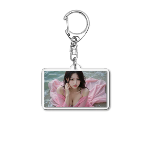 Premium AI Girls 3 Acrylic Key Chain