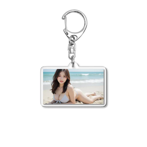 Premium AI Girls 7 Acrylic Key Chain
