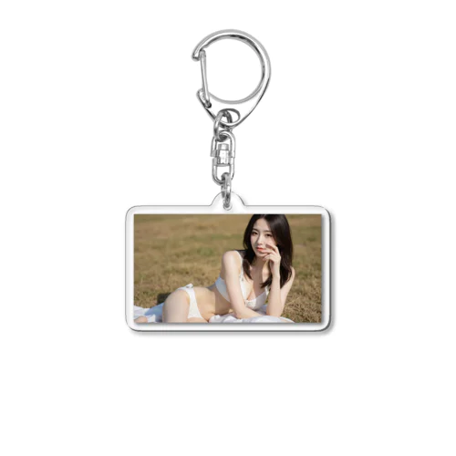 Premium AI Girls 8 Acrylic Key Chain
