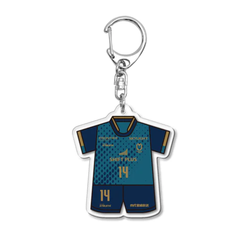 #14 五領淳樹 ユニフォーム型 Acrylic Key Chain