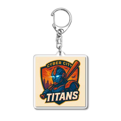 Cyber City Titans ロボベースボール Acrylic Key Chain