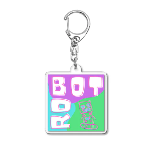 BOT BOY - Pink Pop Edition Acrylic Key Chain