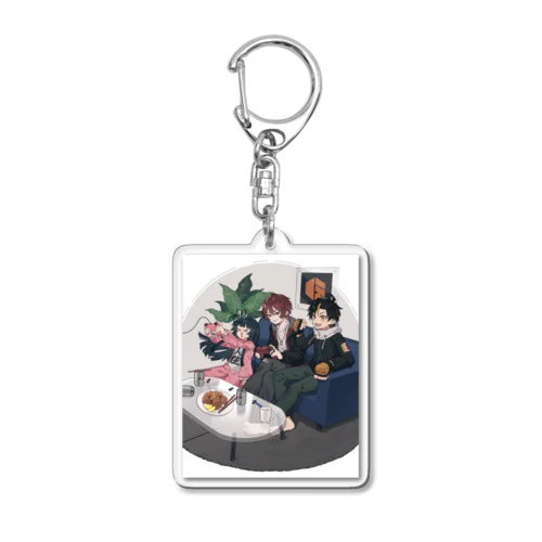 女と家電 Acrylic Key Chain