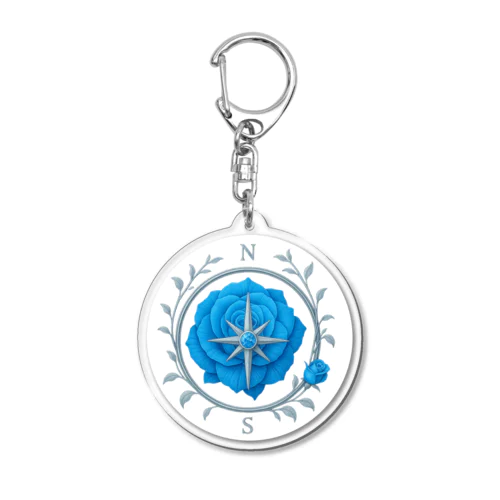 蒼薔薇の羅針盤 -守護の蒼- Acrylic Key Chain