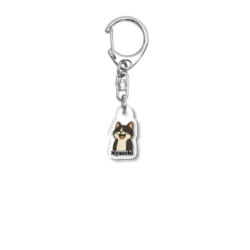 はちわれ猫のNyacchi Acrylic Key Chain