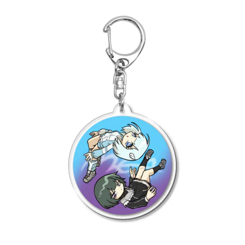 めあ＆黒めあ(イラスト) Acrylic Key Chain