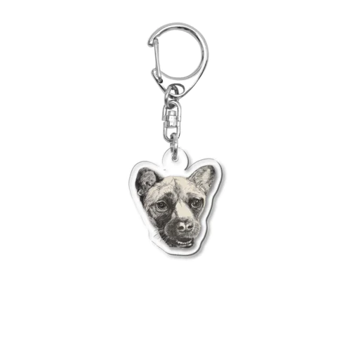 父が本気で描いたはなドローイング Acrylic Key Chain