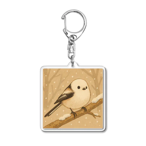 シマエナガのキーホルダー Acrylic Key Chain